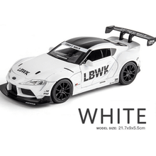 Toyota Supra GR LBWK 1:18 diecast scale model car collectible - Big Size