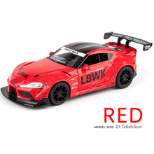Toyota Supra GR LBWK 1:18 diecast scale model car collectible - Big Size