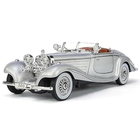 1936 Mercedes-Benz 500K Type Special roadster 1:18diecast scale model collectible car - Big Size