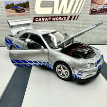 Nissan Skyline GT-R R34 Super Model 1:18 diecast scale model car miniature - Big Size