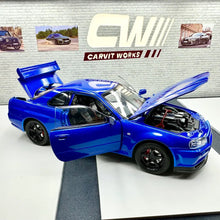 Nissan Skyline GT-R R34 Super Model 1:18 diecast scale model car miniature - Big Size