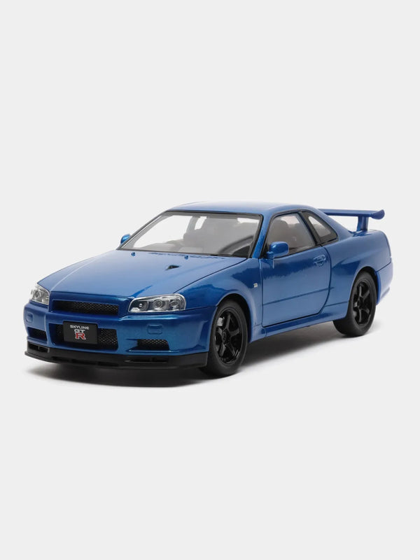 Nissan Skyline GT-R R34 Super Model 1:18 diecast scale model car miniature - Big Size