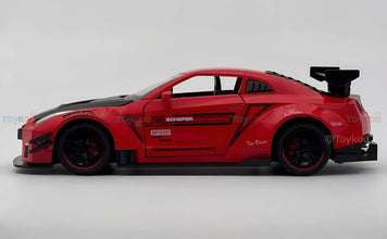 Nissan GTR-R R35 Schafer 1:18 diecast scale model miniature car - Big Size