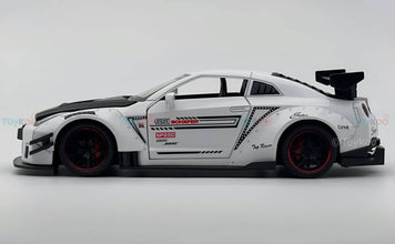 Nissan GTR-R R35 Schafer 1:18 diecast scale model miniature car - Big Size